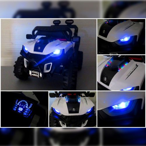 Buggy X8 - fehér színű, elektromos kisautó