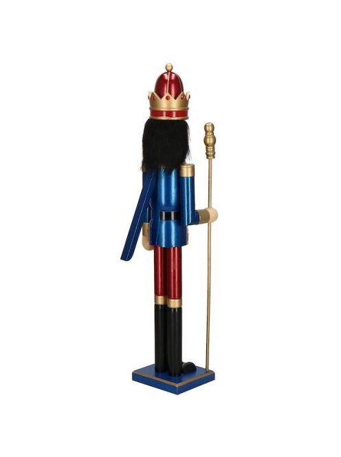 Diótörő karácsonyi figura jogarral, 90 cm-es