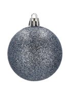20 db-os karácsonyfa gömb készlet, 4 cm-es, sötétkék