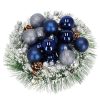 20 db-os karácsonyfa gömb készlet, 4 cm-es, sötétkék