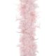 Ünnepi toll boa, 300 cm, toll girland, rózsaszín