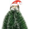 Karácsonyi girland, 6m, 10 cm átmérő, zöld-fehér