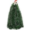 Karácsonyi girland, 6 m, 15 cm átmérő, zöld-fehér