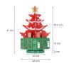 Adventi naptár, 41 cm-es fiókos karácsonyfa