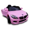 Cabrio B14 - BMW hasonmás - elektromos kisautó - rózsaszín