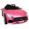 Mercedes B3 hasonmás elektromos kisautó - lakkozott, rózsaszín