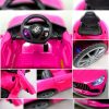 Mercedes Cabrio B3 hasonmás elektromos kisautó - rózsaszín