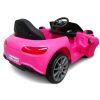 Audi B4 Cabrio hasonmás elektromos kisautó - rózsaszín