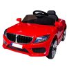 BMW cabrio M5 hasonmás, elektromos kisautó, piros