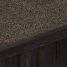 Fából készült macska vagy kutya kennel 58x49,5 cm, szigetelt, fekete