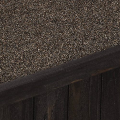 Fából készült macska vagy kutya kennel 58x49,5 cm, szigetelt, fekete