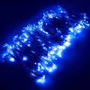 Távirányítós fényfüggöny, 306 led-es csillagfüzér, kék