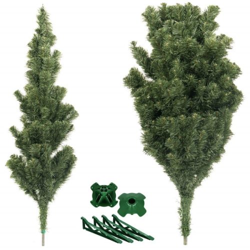 Élethű műfenyő - 220cm - ezüstfenyő, talppal