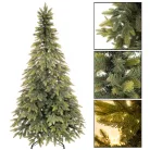 Élethű, prémium műfenyő - 120 cm - lucfenyő, talppal