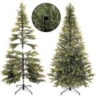 Élethű, prémium műfenyő - 120 cm - lucfenyő, talppal