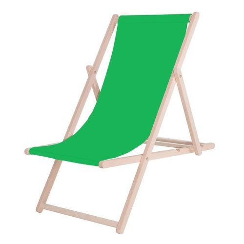 Napozószék, strandszék, napozóágy - zöld