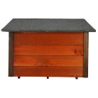 Szigetelt fa kutyaház M-es méretben