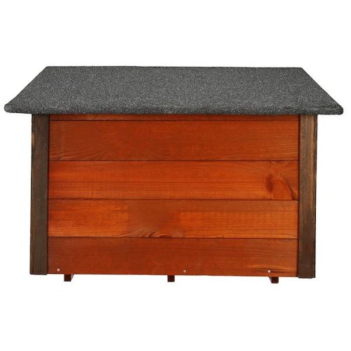 Szigetelt fa kutyaház M-es méretben