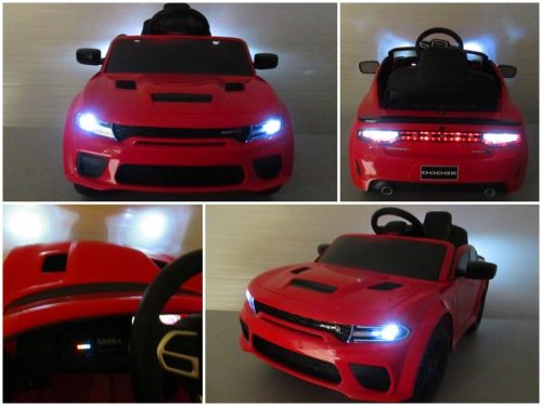 DODGE SRT elektromos kisautó - piros
