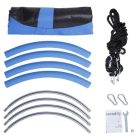 Fészekhinta, kerti hinta gyerekeknek, 100 cm - kék