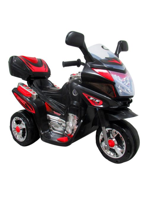 Háromkerekű elektromos kismotor gyerekeknek - M6 - 6V - fekete