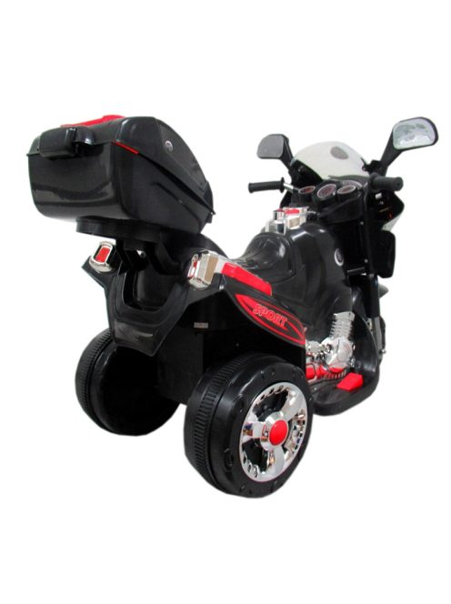 Háromkerekű elektromos kismotor gyerekeknek - M6 - 6V - fekete