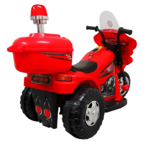 Elektromos rendőrmotor gyerekeknek - M7 - 6V - piros