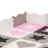 Kreatív puzzle szőnyeg gyerekeknek, 150x150 cm, többszínű