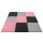 Puzzle gyerekszőnyeg, habszivacs játszószőnyeg, 179x179 cm, többszínű