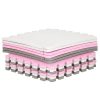 Puzzle gyerekszőnyeg, játszószőnyeg, 118x90 cm, szürke, fehér, rózsaszín