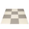 Puzzle gyerekszőnyeg, habszivacs játszószőnyeg, 118x90 cm, többszínű