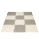 Puzzle gyerekszőnyeg, habszivacs játszószőnyeg, 118x90 cm, többszínű