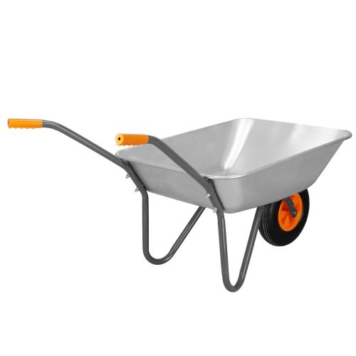 Kerti talicska, horganyzott acél, 65 L