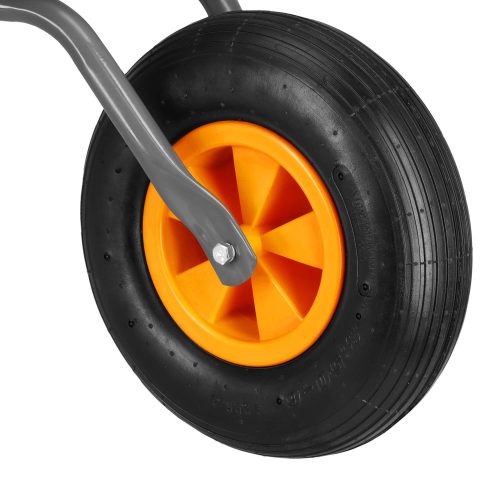 Kerti talicska, horganyzott acél, 65 L