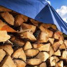 Takaróponyva, vízálló, UV védelem, 4x7m, 60g/m², kék