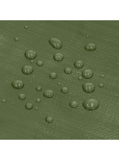 Takaróponyva, vízálló, zöld, 4x7m-es, UV védelem, 120g/m²