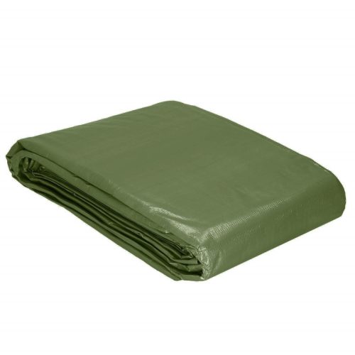 Takaróponyva, vízálló, zöld, 3x3m-es, UV védelem, 120g/m²