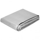 Takaróponyva, vízálló, UV védelem, 3x3 m-es, 210g/m², szürke