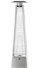 Piramis alakú gázos teraszfűtő 227 cm magas