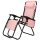 Összecsukható Zéró Gravitáció kerti szék, rózsaszín