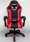 Masszírozós gamer szék, fekete-piros