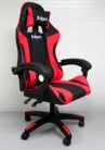 Masszírozós gamer szék, fekete-piros