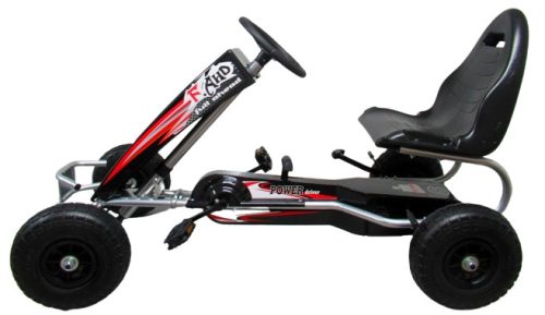 Pedálos gyerek gokart Fekete