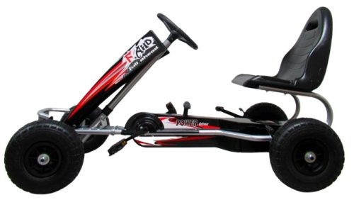 Pedálos gyerek gokart Fekete