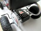 Pedálos gyerek gokart Fekete