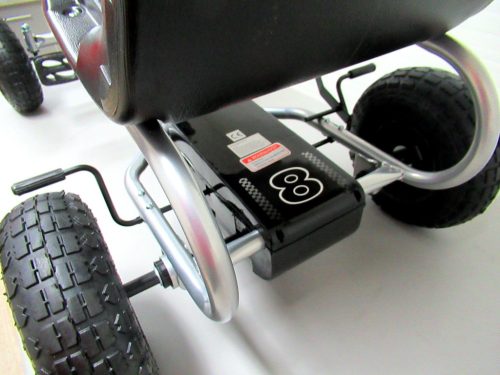 Pedálos gyerek gokart Fekete