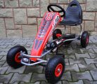Pedálos gyerek gokart piros