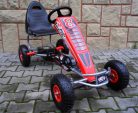 Pedálos gyerek gokart piros