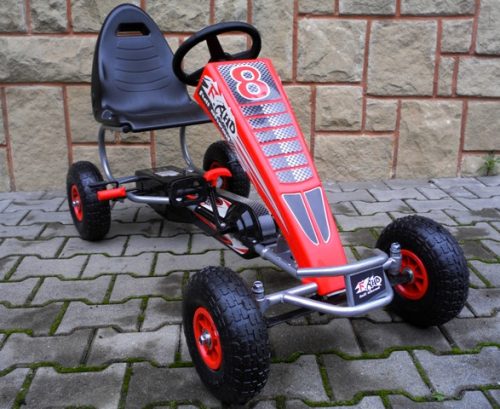 Pedálos gyerek gokart piros