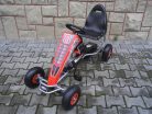 Pedálos gyerek gokart piros